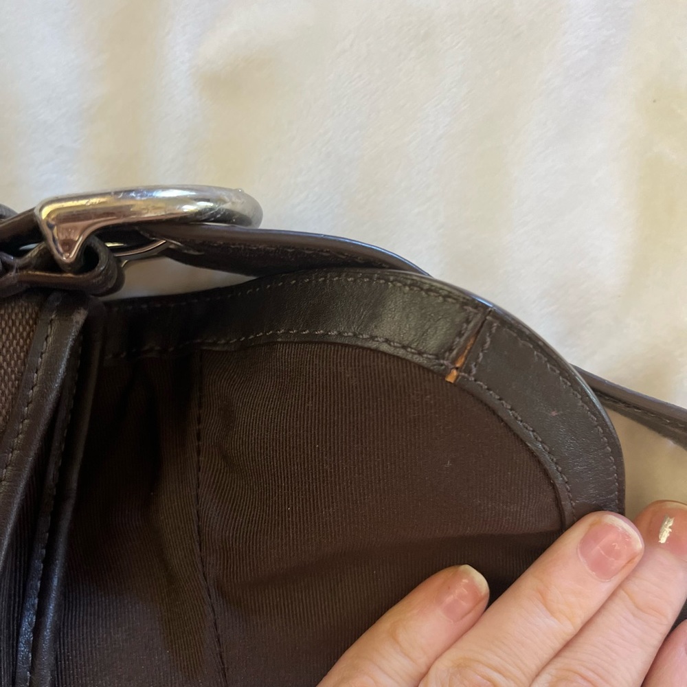 Vintage Little brown coach shoulder bag! - Picture 4 of 5